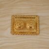 Kumkum Holder – Elegant Golden Floral Pooja Accessories