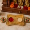 Kumkum Holder – Elegant Meenakari Floral Design for Pooja