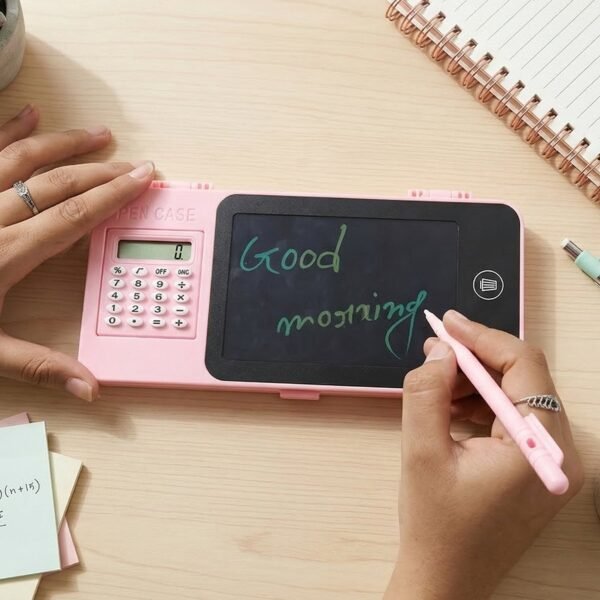 LCD Writing Tablet Pencil Case – All-in-One Study Organizer