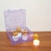 Golden Leaf LED Candles – Set of 4 Flameless Decorative Lights
