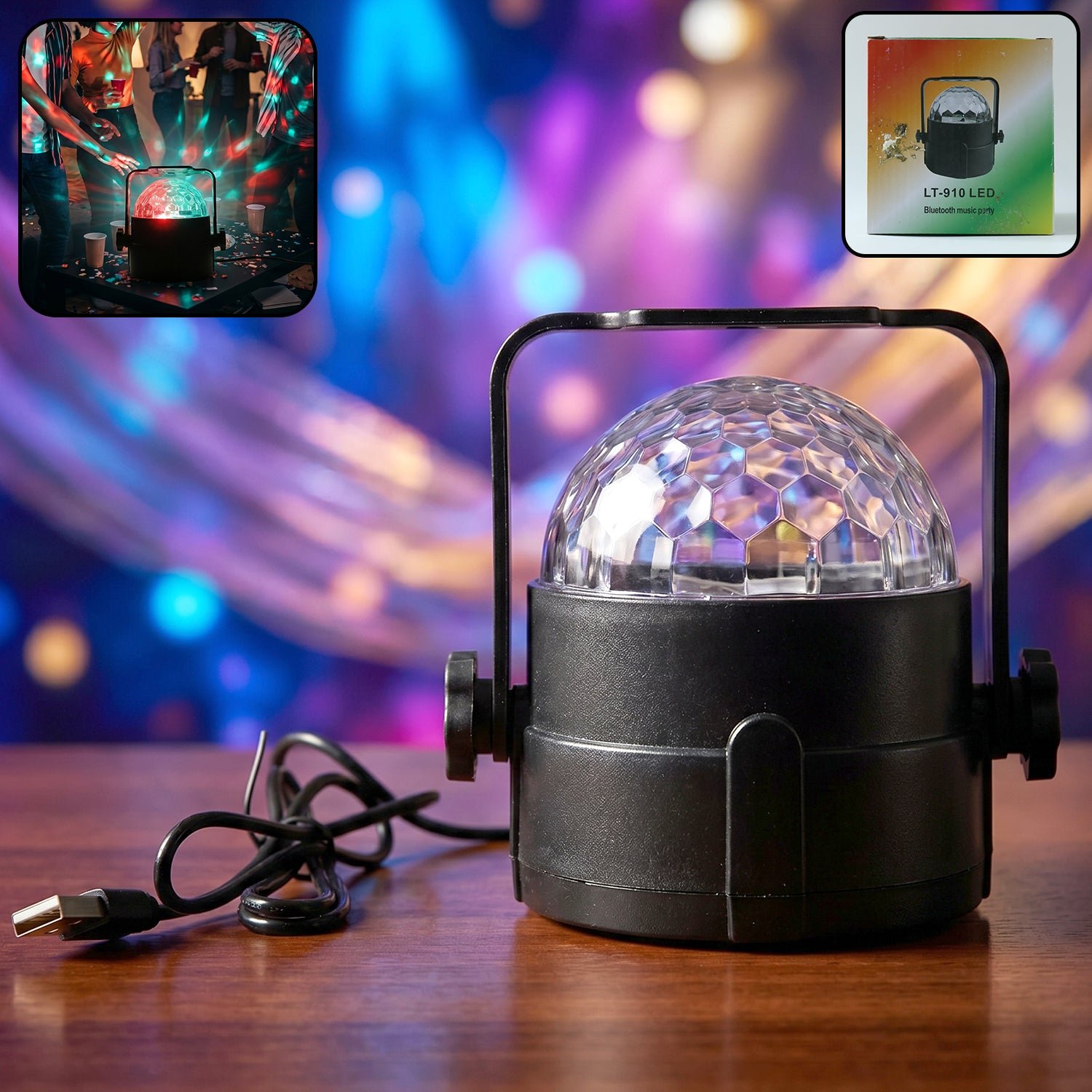 LED Disco Light Projector – USB Party & Star Light | JubileeJoy