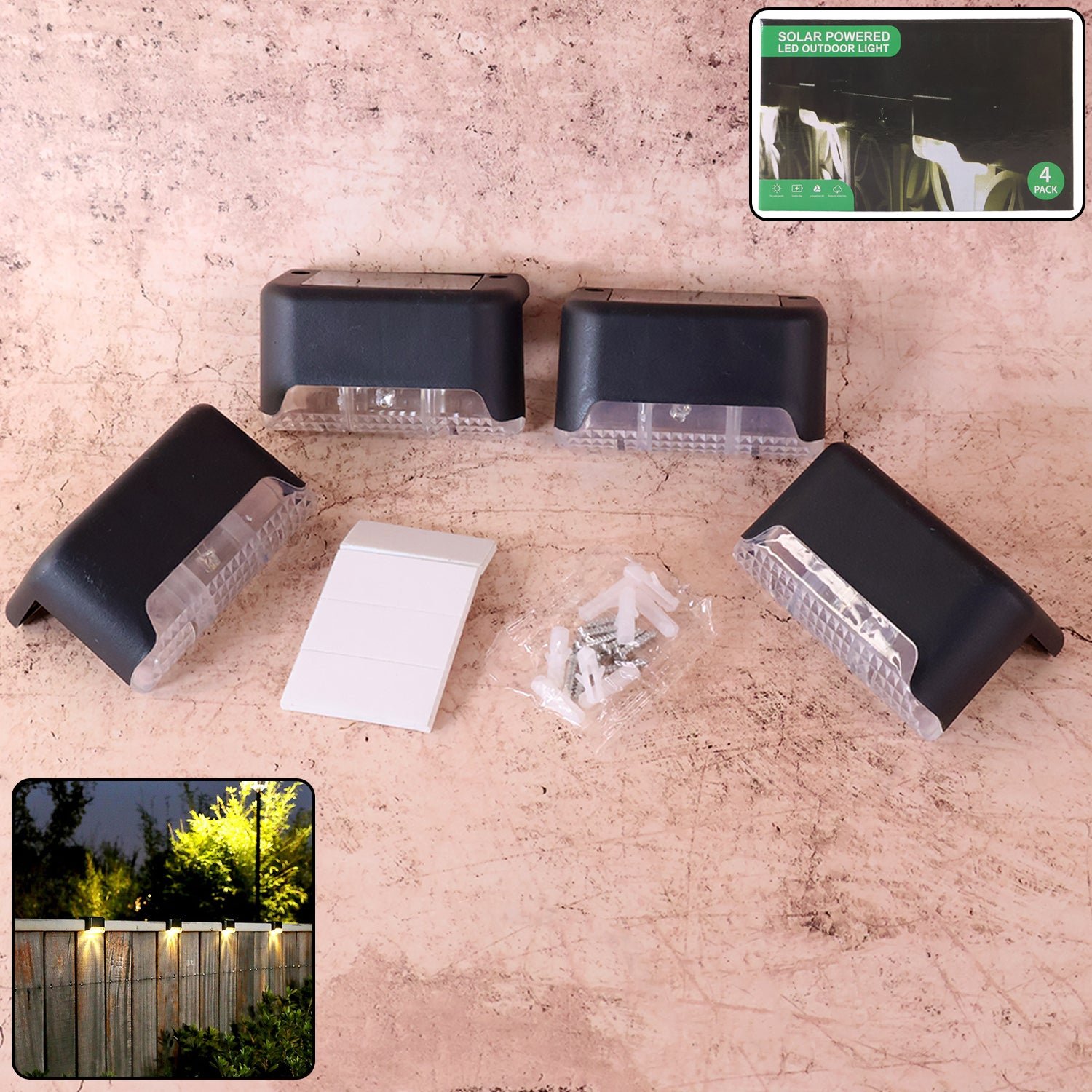 Solar Stair Lights – Waterproof Auto On/Off | Garden Vera