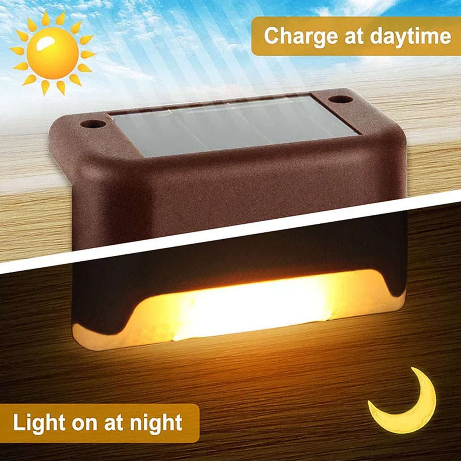 Solar Stair Lights – Waterproof Auto On/Off | Garden Vera