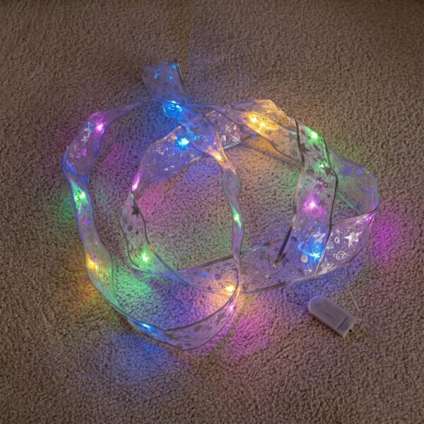 Multicolor LED Ribbon Light Strip – Festive & Flexible Decor