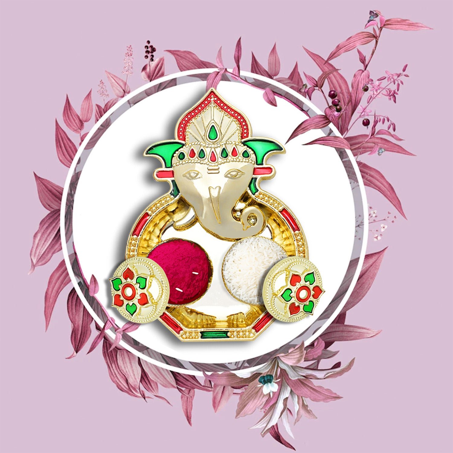 Puja Thali – Decorative Kumkum Holder & Return Gift | Giftoiza