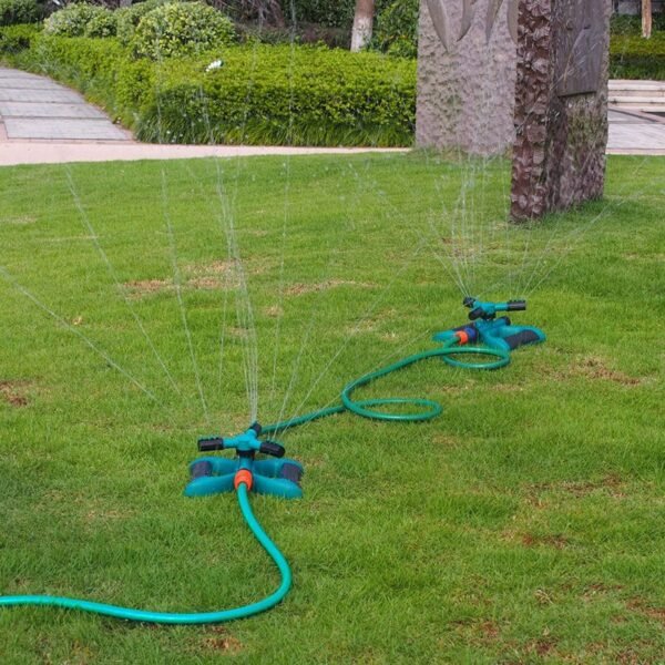Garden Water Sprinkler – 360° Rotating for Full Coverage