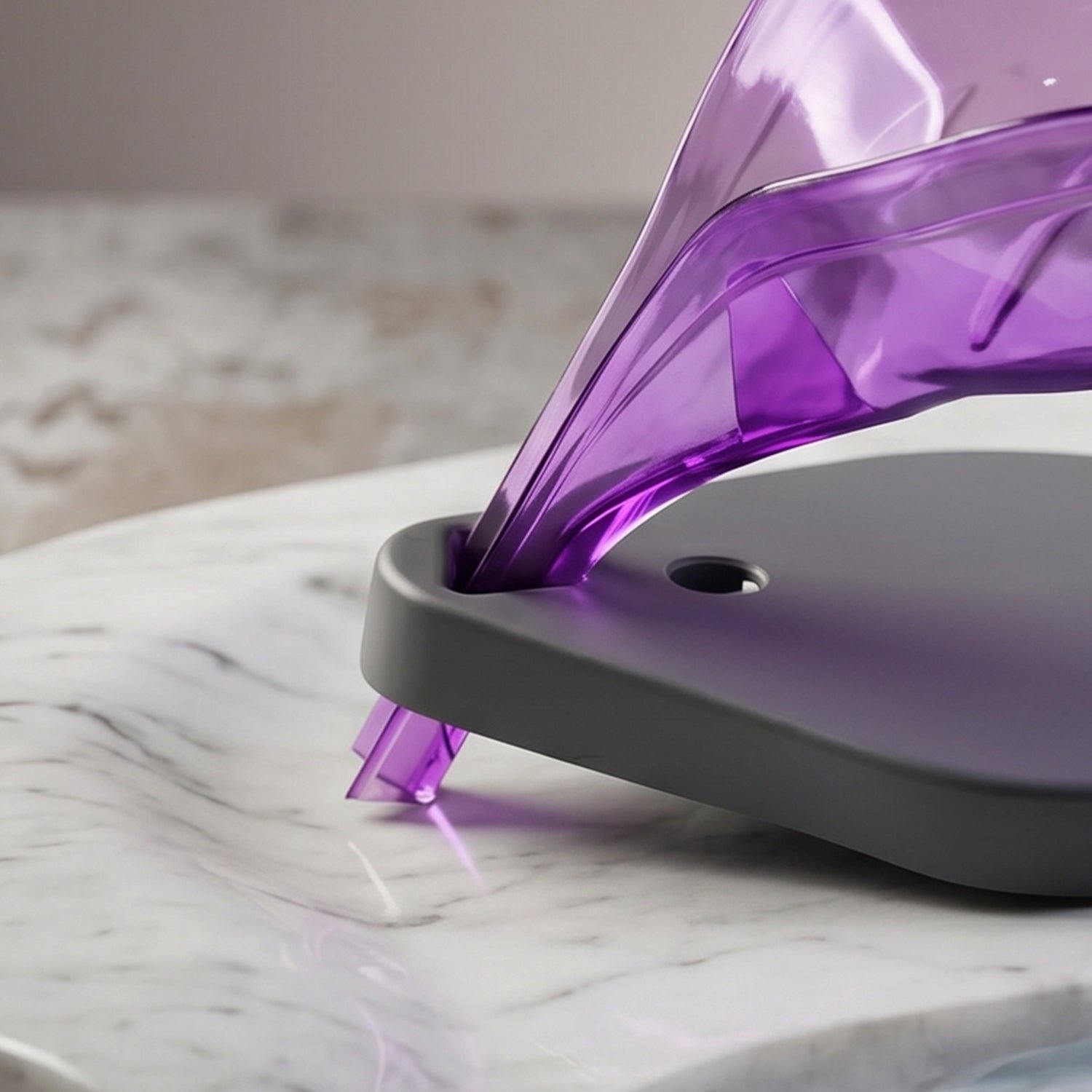 Leaf Shape Soap Tray – Self-Draining Holder | VelvetBubbles