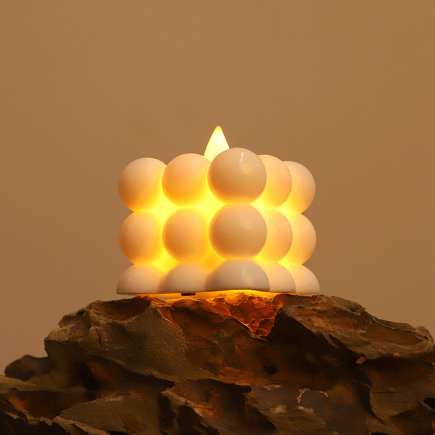 LED Bubble Candles – Set of 6 Flameless Decorative Lights