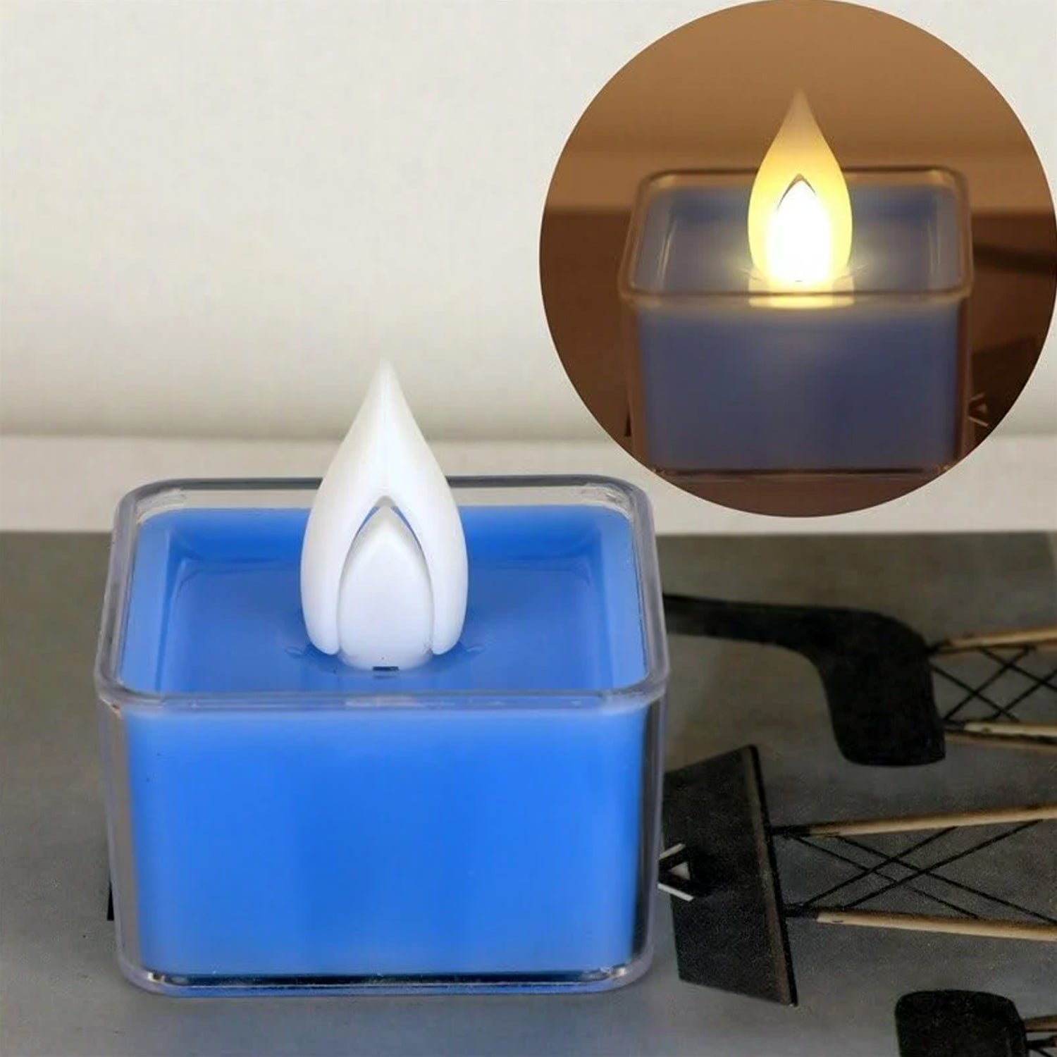 LED Tealight Candles – Set of 24 Multi-Color Flameless Lights