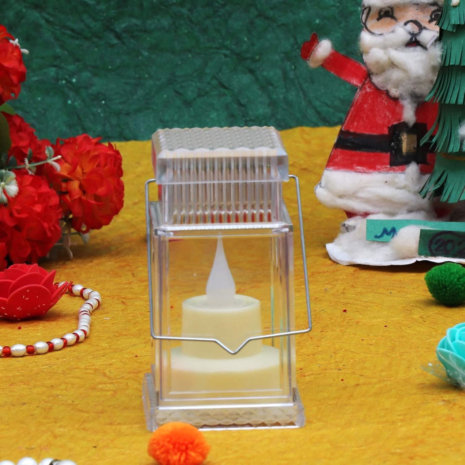 LED Flameless Lantern Candles – Safe Warm Glow Set of 4