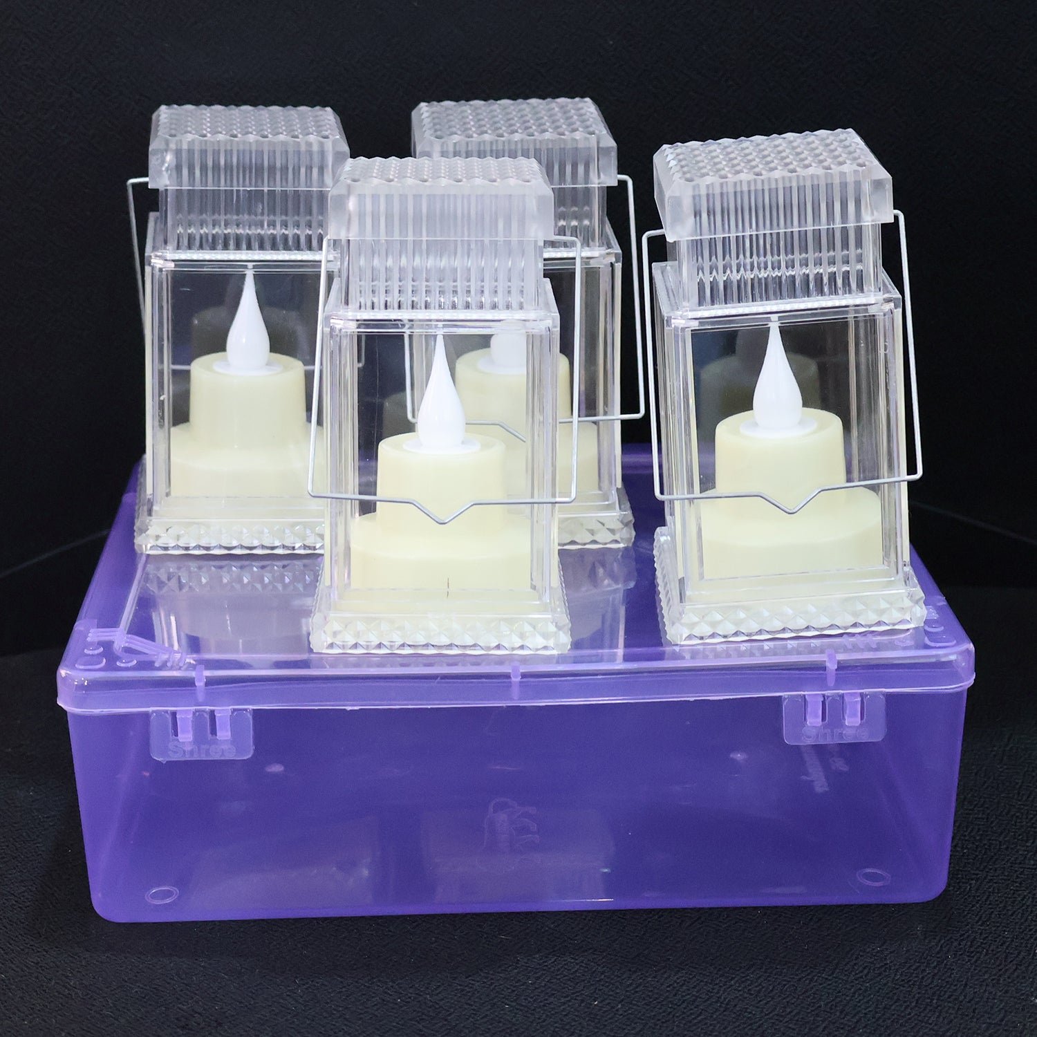 LED Flameless Lantern Candles – Safe Warm Glow Set of 4