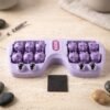 Leg-Massager-3.jpg Manual Plastic Roller Foot Massager with Acupressure Nodes for Both Feet (1 Pc)