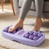 Leg-Massager-4.jpg Manual Plastic Roller Foot Massager with Acupressure Nodes for Both Feet (1 Pc)