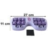 Leg-Massager-6.jpg Manual Plastic Roller Foot Massager with Acupressure Nodes for Both Feet (1 Pc)