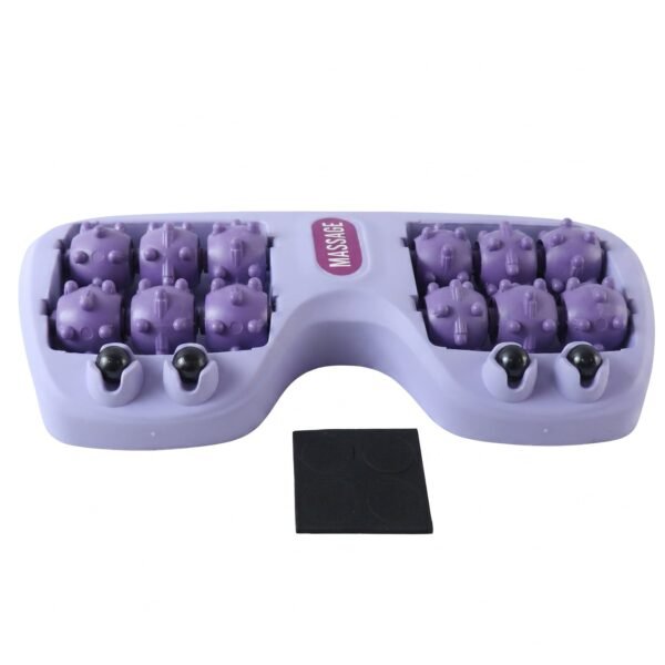 Leg-Massager-7.jpg Manual Plastic Roller Foot Massager with Acupressure Nodes for Both Feet (1 Pc)