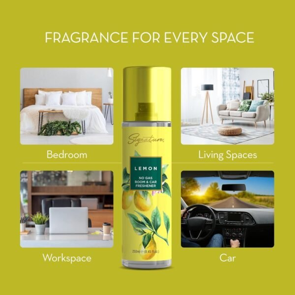 Lemon Room & Car Freshener Spray – Long-Lasting Citrus Fragrance