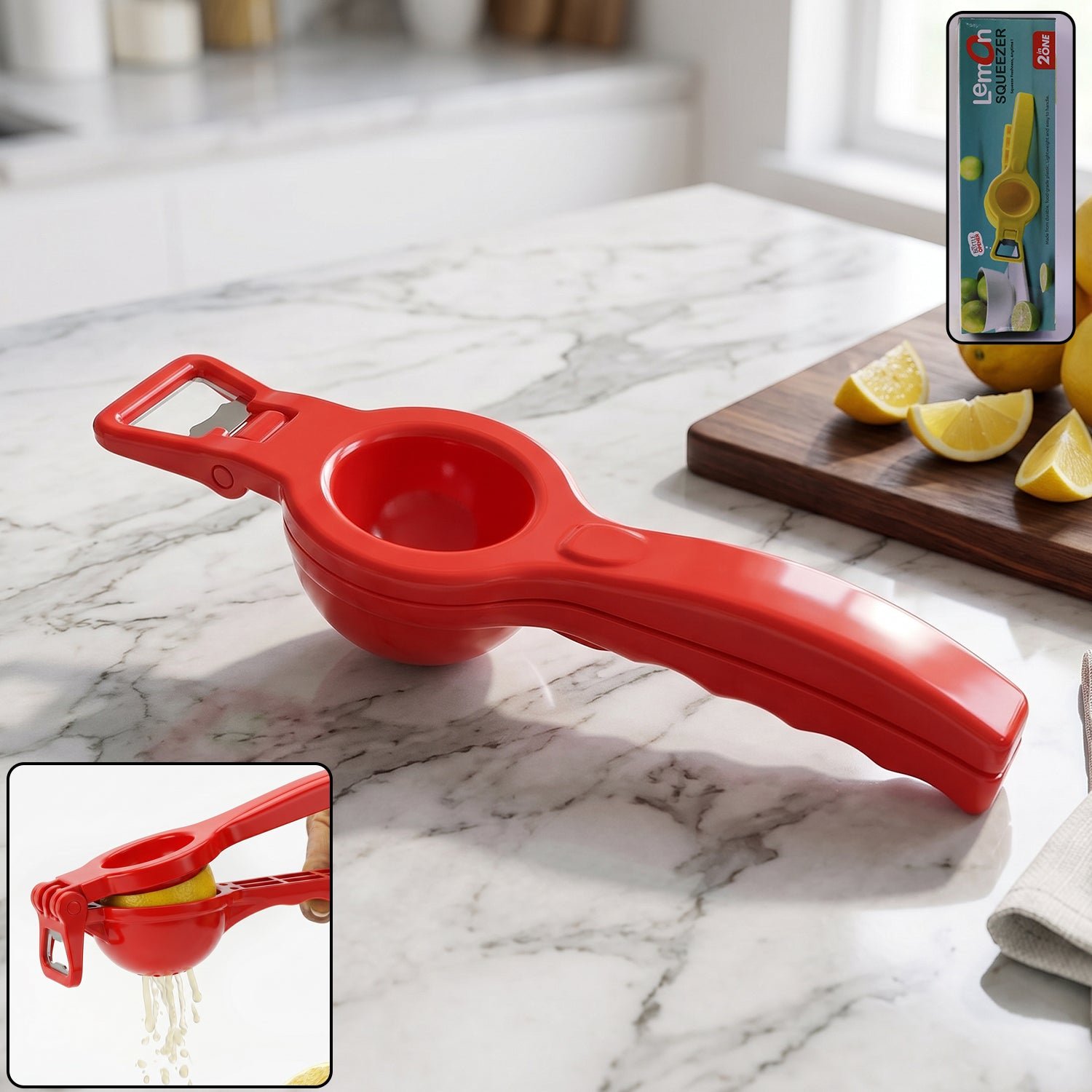 Lemon Squeezer & Bottle Opener – Unbreakable Kitchen Tool | Own Hydrate