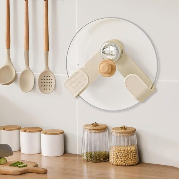 Adjustable Kitchen Pot Lid Holder – Space-Saving & Heat Resistant