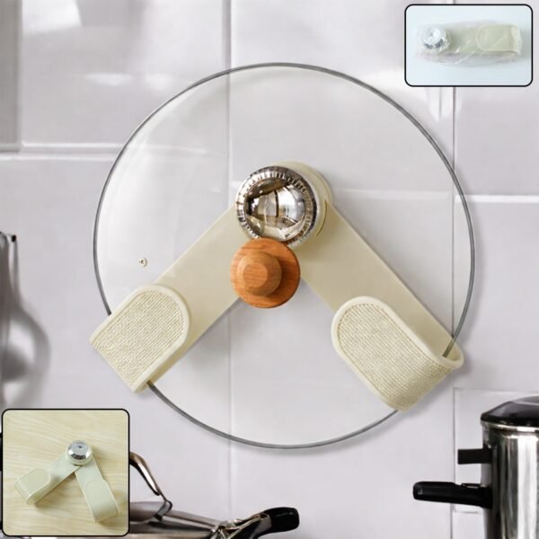 Adjustable Kitchen Pot Lid Holder – Space-Saving & Heat Resistant