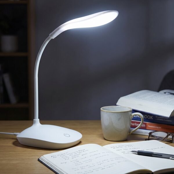 LED Desk Table Lamp Flexible Touch Dimmer Eye Care Reading Study Li...