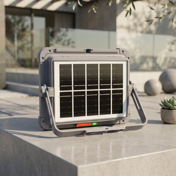 Solar USB Rechargeable LED Flood Light – Waterproof & Portable
