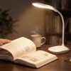 LED Desk Table Lamp Flexible Touch Dimmer Eye Care Reading Study Li...