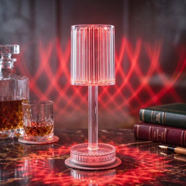 Touch Control RGB Crystal LED Table Lamp with Remote Control (1 Set)