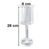 Touch Control RGB Crystal LED Table Lamp with Remote Control (1 Set)