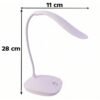LED Desk Table Lamp Flexible Touch Dimmer Eye Care Reading Study Li...