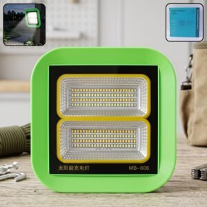 Solar Rechargeable LED Flood Light – Portable Outdoor Illumination