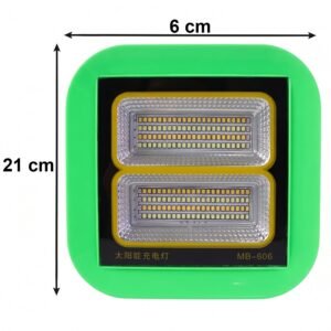 Solar Rechargeable LED Flood Light – Portable Outdoor Illumination
