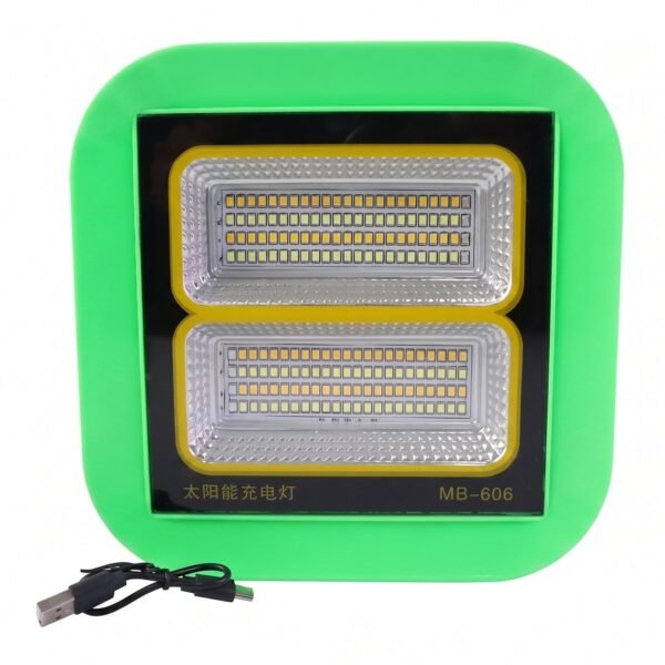 Solar Rechargeable LED Flood Light – Portable Outdoor Illumination