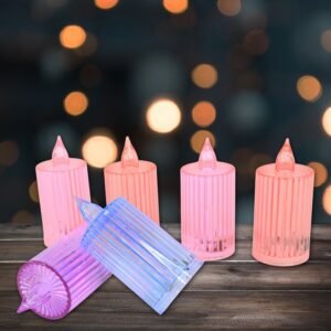 LED Flameless Candle Light Set – 6-Piece Decorative Ambient Lights