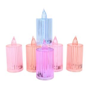 LED Flameless Candle Light Set – 6-Piece Decorative Ambient Lights