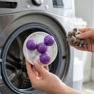 Reusable Washing Machine Lint Remover Ball – Big Size, Mesh Filter