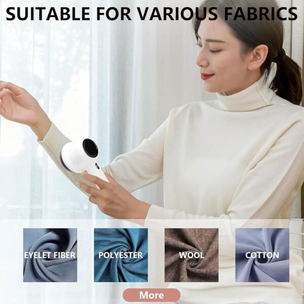 Rechargeable Fabric Lint Remover – Gentle & Efficient Clothes Shaver