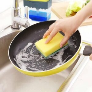 Kitchen Soap Dispenser with Sponge Holder – Organised Dishwashing | VelvetBubbles