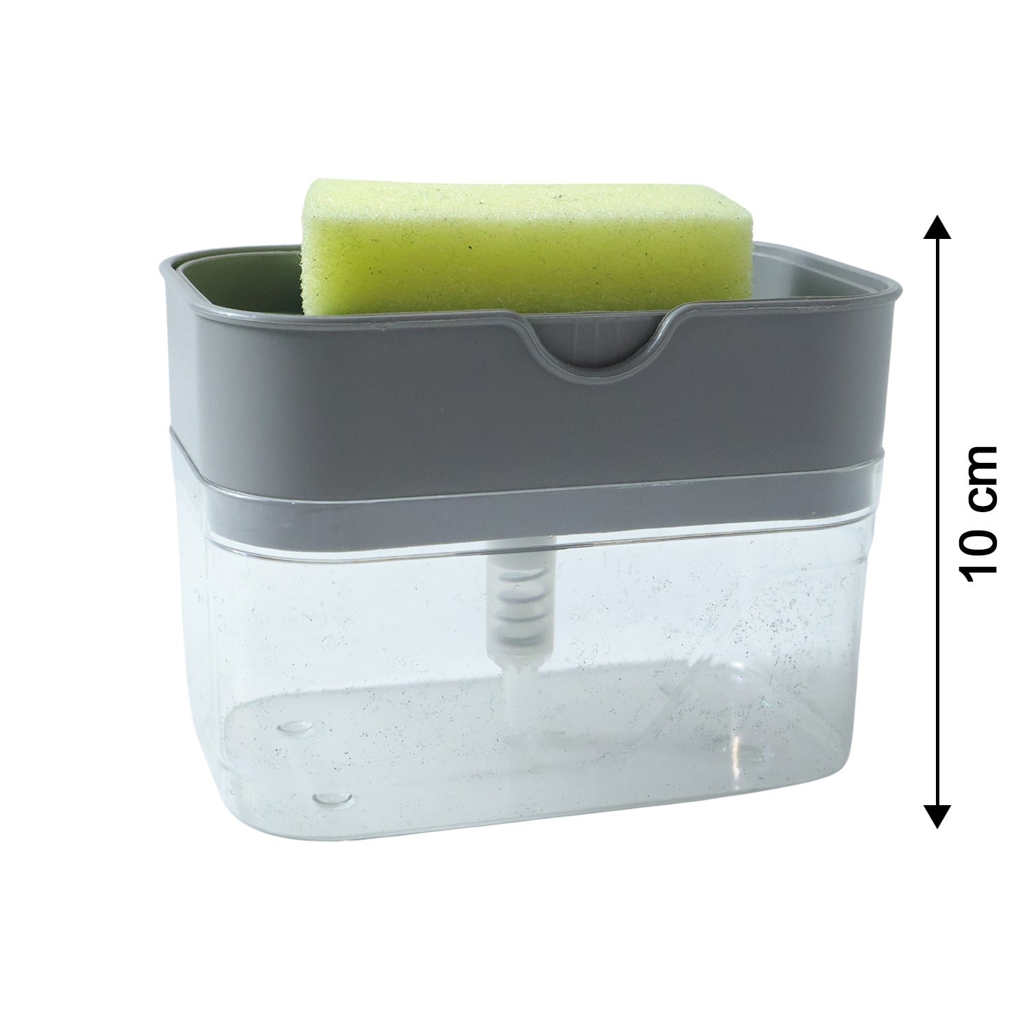 Kitchen Soap Dispenser with Sponge Holder – Organised Dishwashing | VelvetBubbles