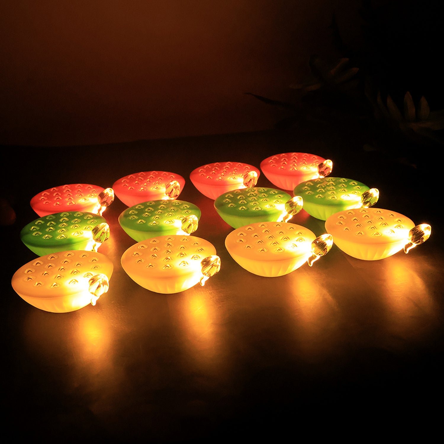 Lotus-canopy-decorative-lamp-02 Lotus Canopy LED Decorative Lamps – Set of 12 Multicolor Flameless Lights