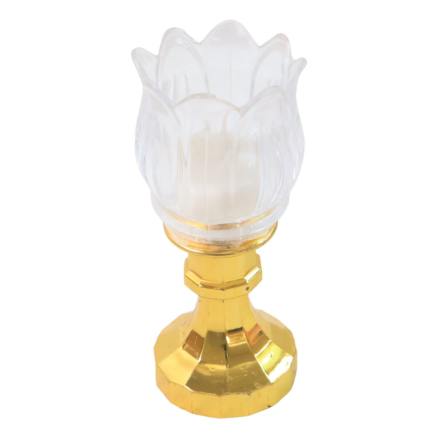 Lotus Shaped LED Decorative Lamp – Elegant Flameless Ambiance