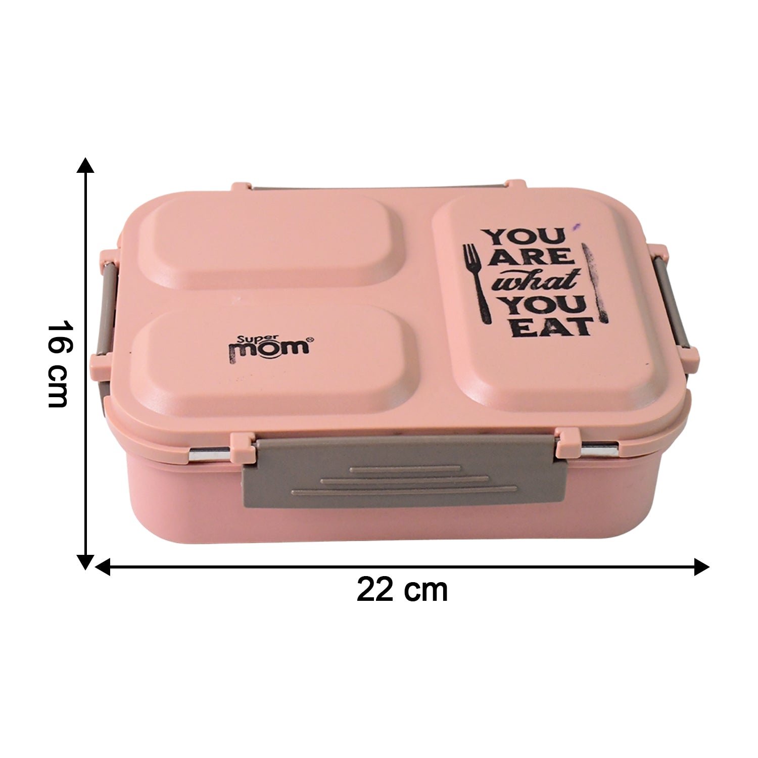 Stainless Steel Lunch Box – Premium 3-Partition Leakproof Tiffin
