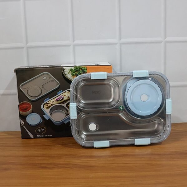 Stainless Steel Lunch Box – Airtight Compartment Tiffin for Meals