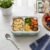 Stainless Steel Lunch Box 2 Section – Leakproof & Durable with Spoon