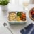 Stainless Steel Lunch Box 2 Section – Leakproof & Durable with Spoon