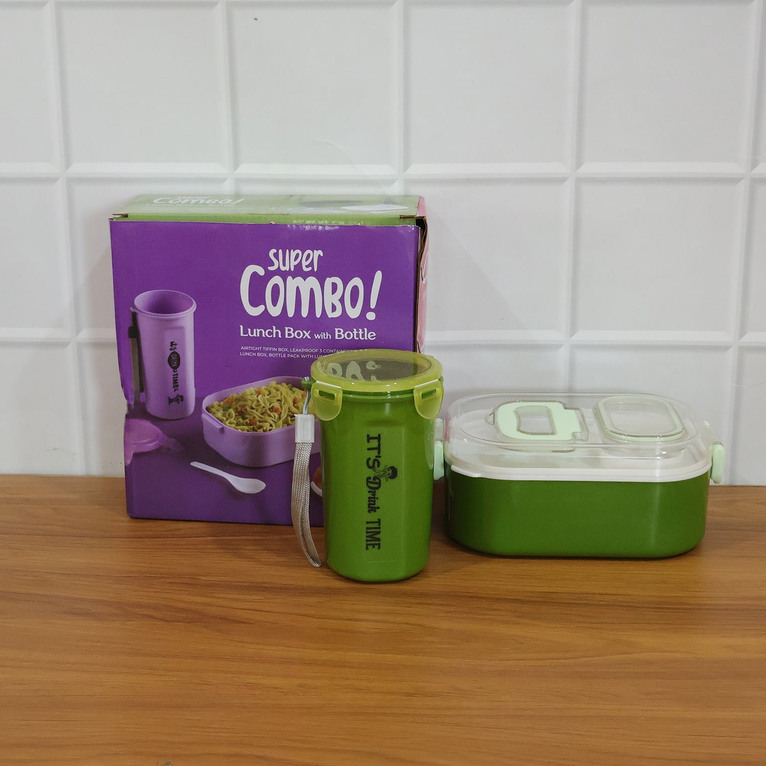 Leakproof Lunch Box Set – BPA-Free with Tumbler & Cutlery