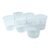 Glass Drinking Set – Durable 6-piece 300ml Ribbed Tumblers