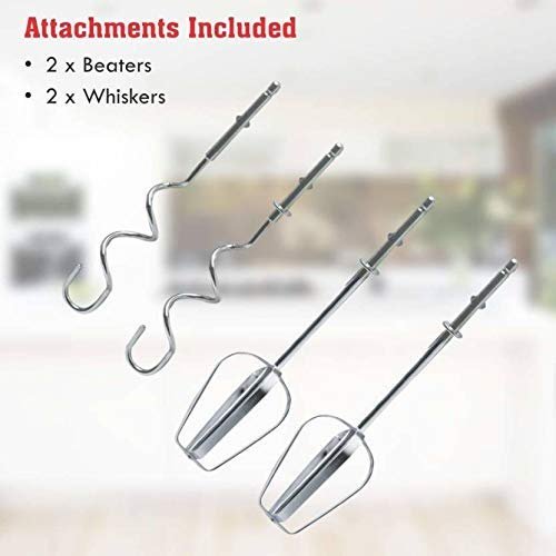 Electric Hand Mixer – 7-Speed with Attachments | XcelCraft