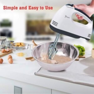 Electric Hand Mixer – 7-Speed with Attachments | XcelCraft