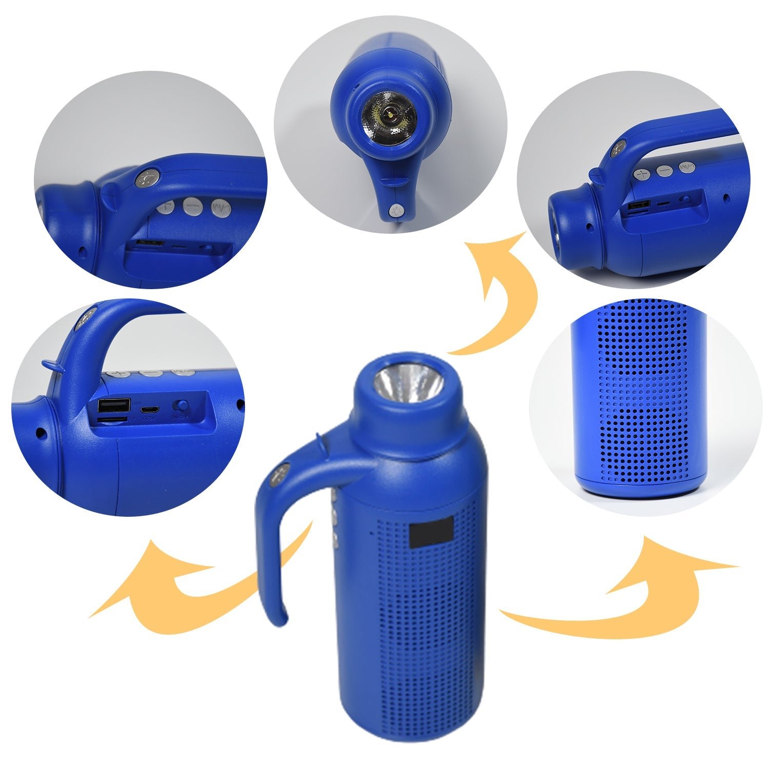 Bluetooth Speaker with Torch – Portable Wireless Sound & Flashlight | Indo Glow