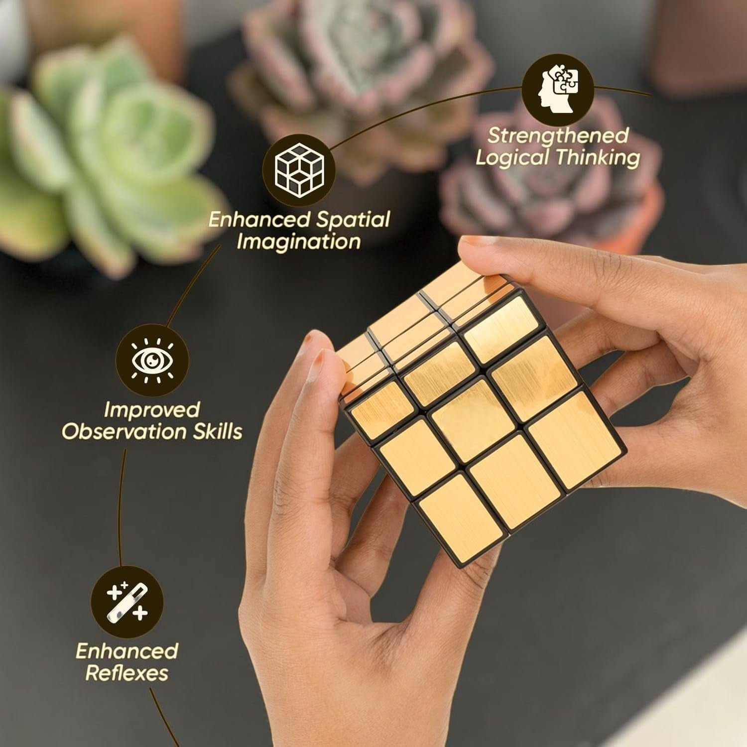 Magic Puzzle Cube – Premium Brain Teaser for Skill Development